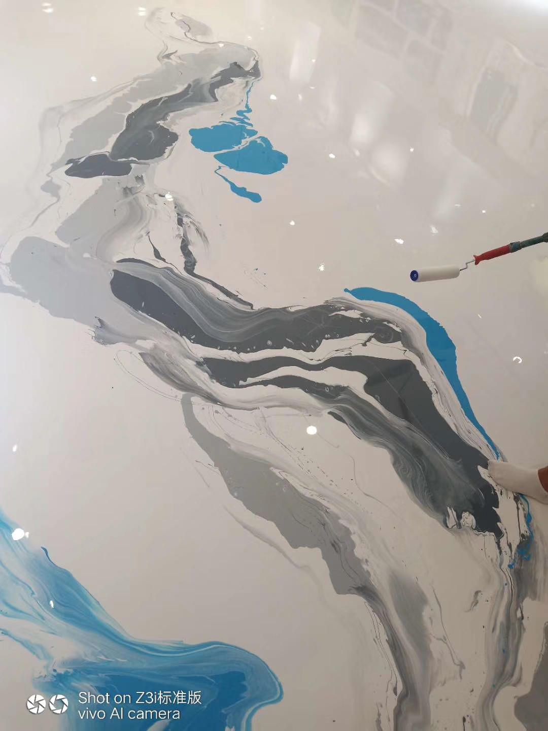 北京家装室内自流平|住宅环氧地面找平施工