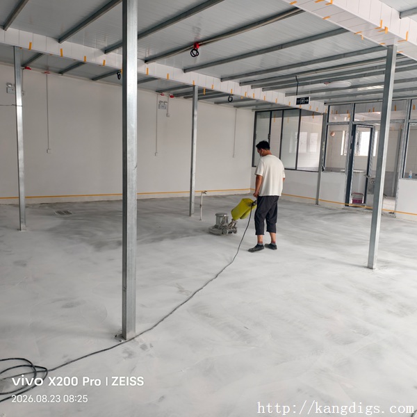 工程案例 - 车库商用地坪案例 | 北京丰台地下车库环氧地坪施工案例 | 康帝地