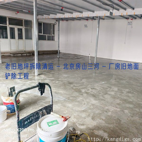 老旧地坪拆除清运 - 北京房山三河 - 厂房旧地面铲除工程