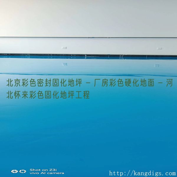 北京彩色密封固化地坪 - 厂房彩色硬化地面 - 河北怀来彩色固化地坪工程